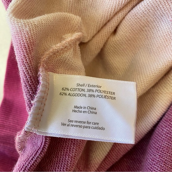 Wildfox Women's French Terry Relaxed Fit Tie-Dye Hoodie size medium Oversized - Picture 6 of 9